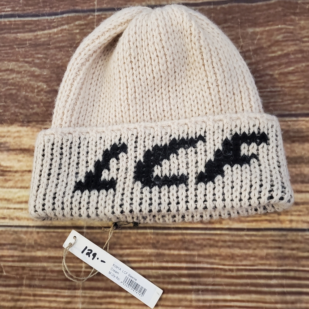 Little Creative Factory cream beanie sz M (2-8y) NWT
